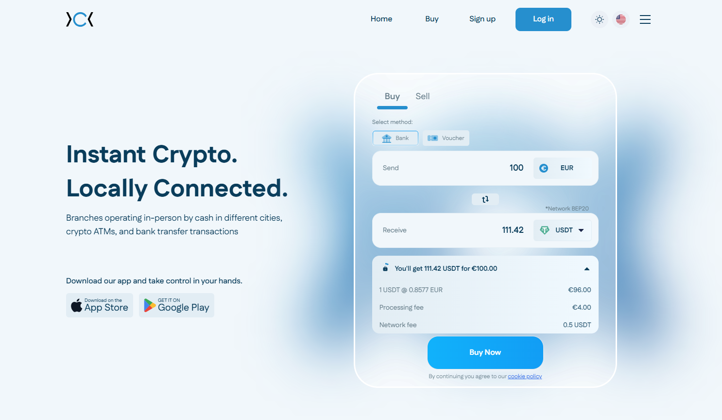 exCoins Home Page